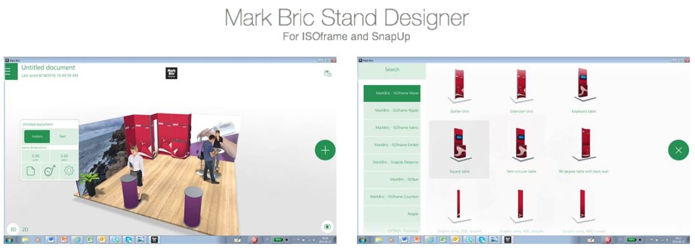 Image of MB Stand Designer web page